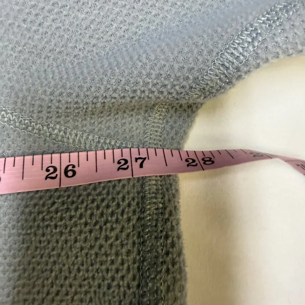 The North Face Men’s 1/4 Zip Fleece‎ Pullover XXL Gray Textured EUC